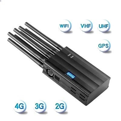 Brouilleur Portable GSM/Wi-Fi/GPS avec 4 Antennes Puissant