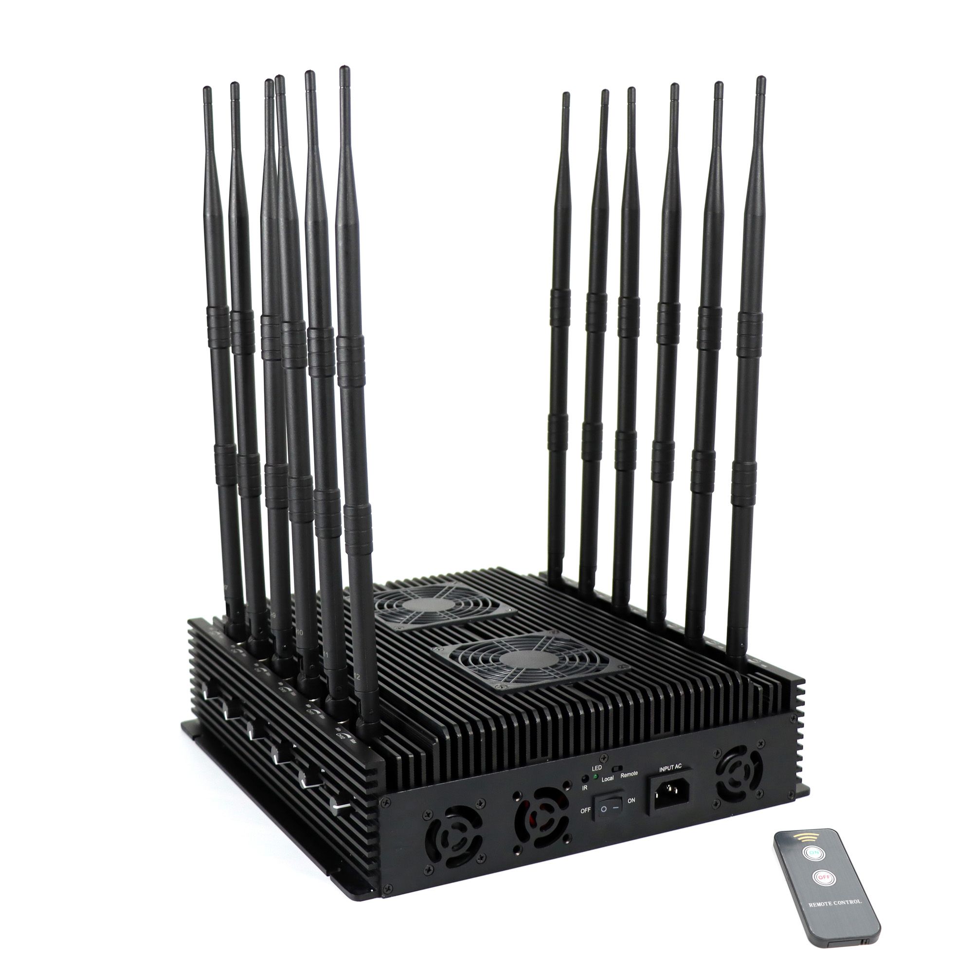 Dispositif de brouillage 315/433MHz à 12 antennes